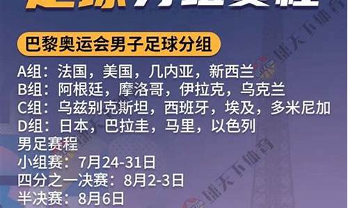 1996年奥运会赛程-96奥运会足球赛程