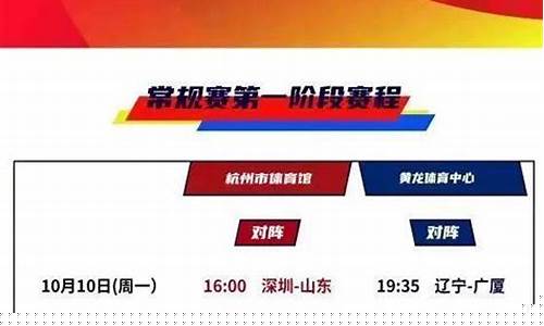 中国篮球职业联赛赛程安排表-中国篮球职业联赛赛程安排