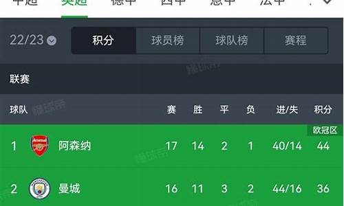 英超各球队实力排名-英超各球队实力排名表