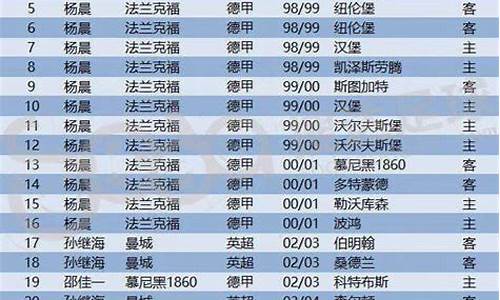 中国有哪些球员在五大联赛踢球过-中国有哪些球员在五大联赛踢球