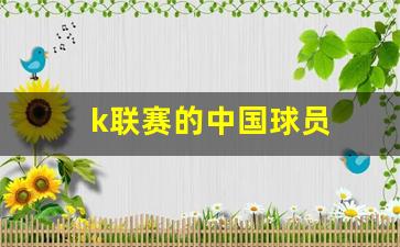 k联赛的中国球员-在k联赛效力过的中国人