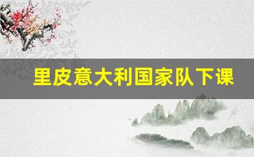 里皮意大利国家队下课-里皮带领意大利夺冠